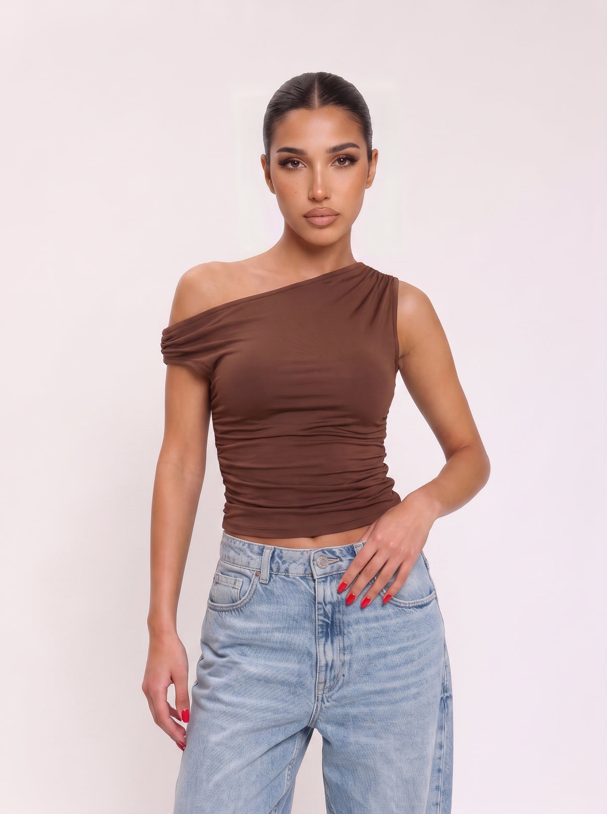 Asymmetric One-Shoulder Top