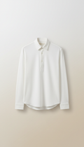 White Brushed Cotton Shirt