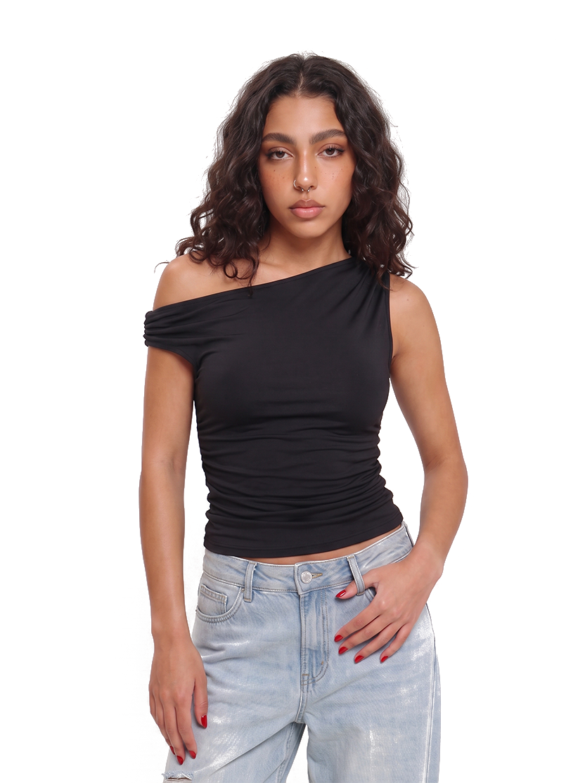 Asymmetric One-Shoulder Top
