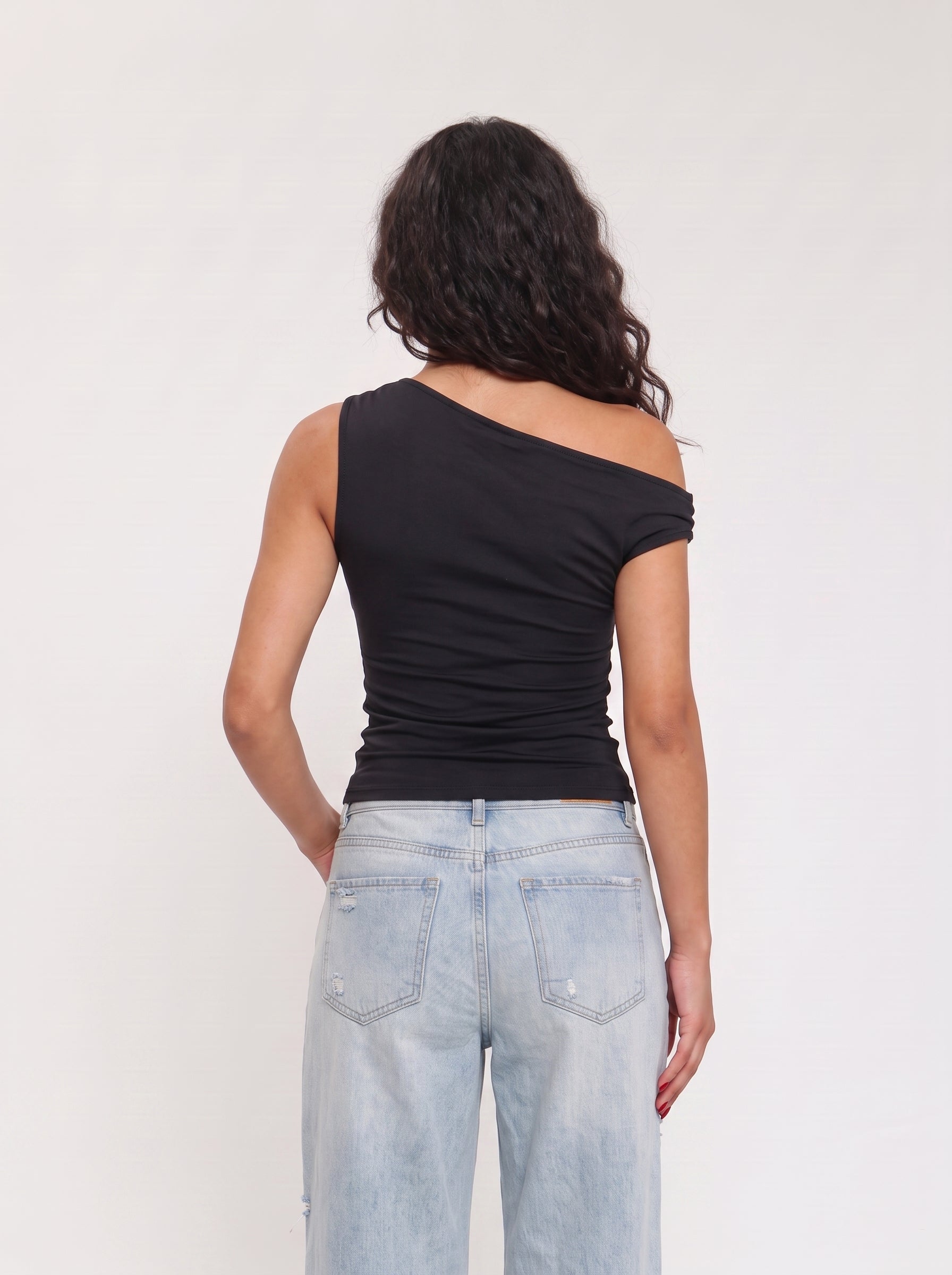 Asymmetric One-Shoulder Top