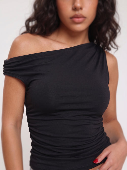 Asymmetric One-Shoulder Top
