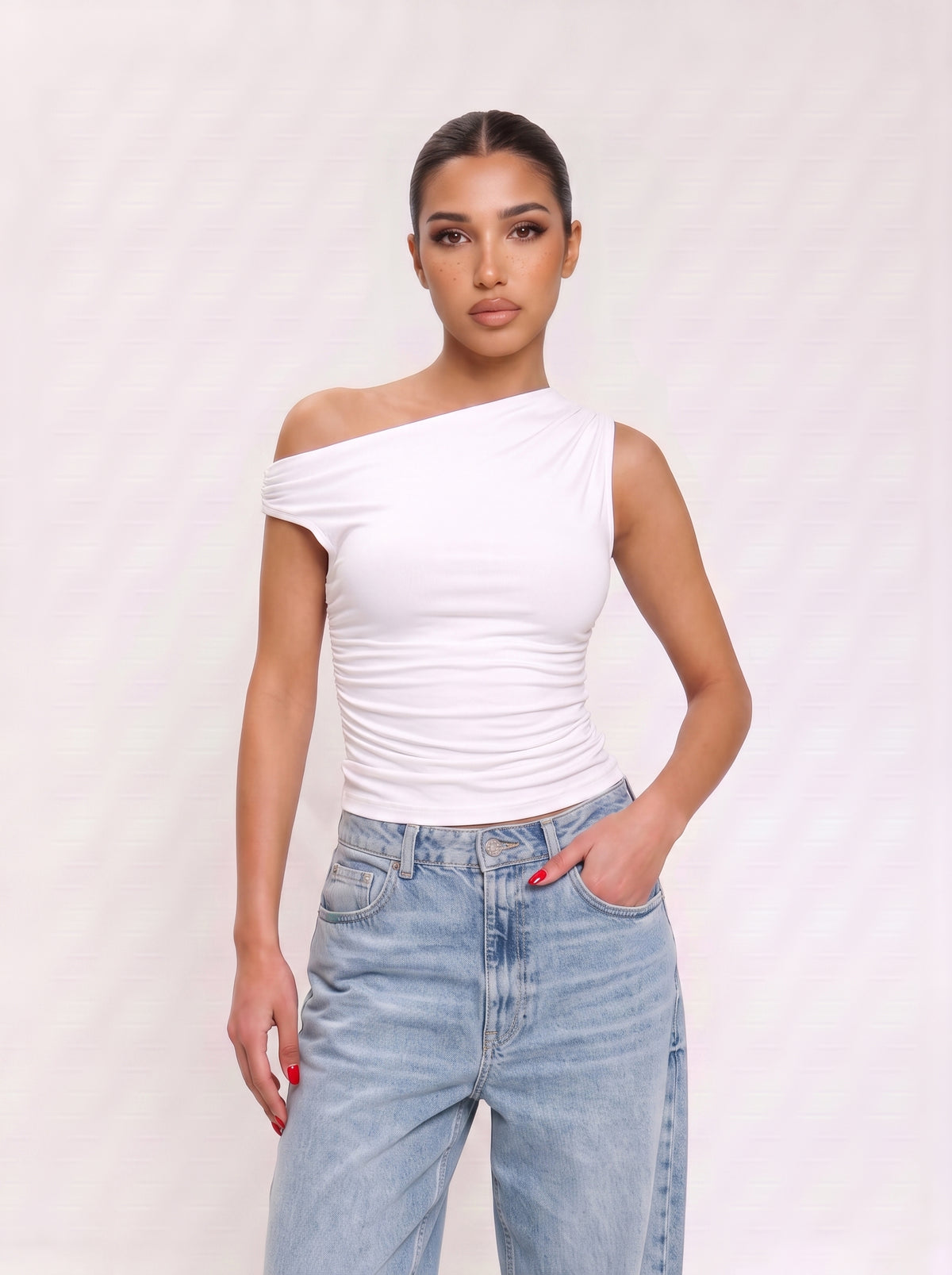 Asymmetric One-Shoulder Top